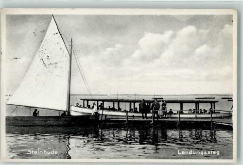 Hann Münden Landungssteg Fahrgastschiff Segelboot