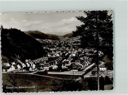 Elzach mit Kirche St. Nikolaus