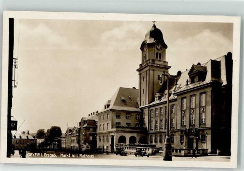 Geyer Marktplatz Rathaus Auto
