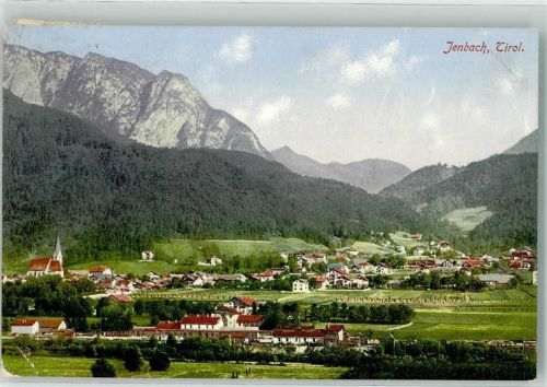 6200 Jenbach 1911 Gebrauchsspuren Bahnhof Eisenbahn