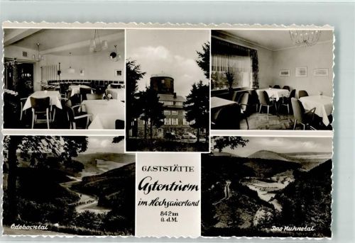 Winterberg Gaststätte Gasthaus Astenturm Hochsauerland 842 m Auto Gastraum Nuhnetal Odeborntal Kahler Asten Wintersport Paradies