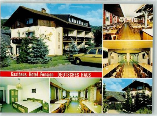 Glashütten Gasthaus Hotel Pension Deutsches Haus Gastraum Zimmer Auto Kegelbahn Oberems