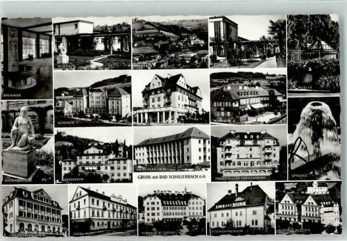 Bad Schallerbach Angestellten Versicherung Eisenbahnerheim Brunnenfigur