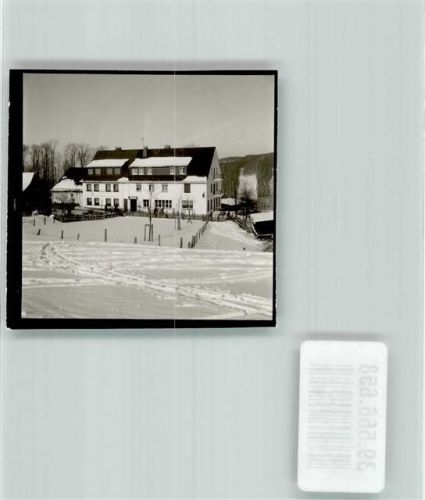 59846 W5768 Wildewiese , Sorpetal FOTO KEINE AK Hotel Steinberg im Winter Ort handschriftlich