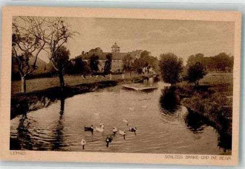 Lemgo Schloss Brake und die Bega Enten