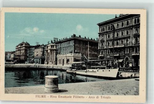 Rijeka Hafen Riva Emauele Filiberto