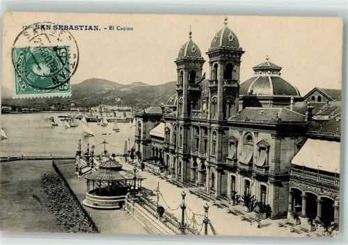 San Sebastian 1908 Gasthaus Casino Hafen