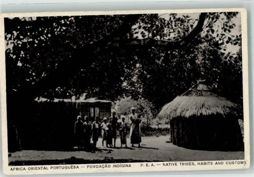 Lourenco Marques 1934 Tracht Foto Ort handschriftlich Foto AK