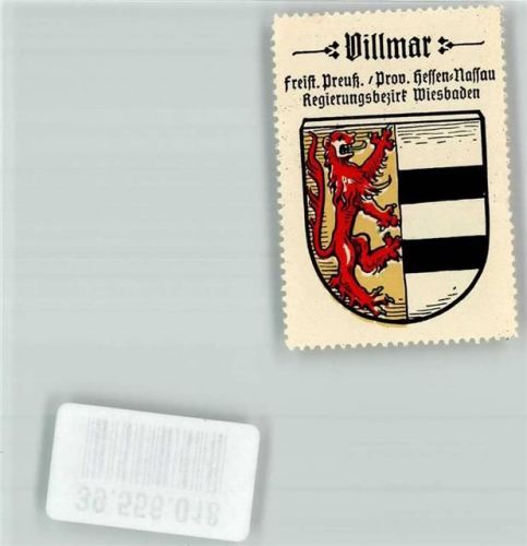 Villmar Freist. Preuß. Prov. Hessen Nassau Regierungsezirk Wiesbaden