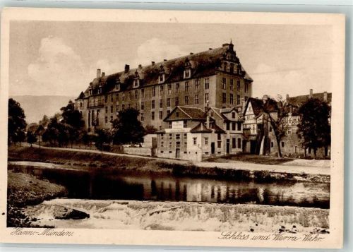 Hann Münden Schloss u. Werra Wehr