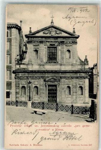 Zagreb 1902 Ort lt. Stempel