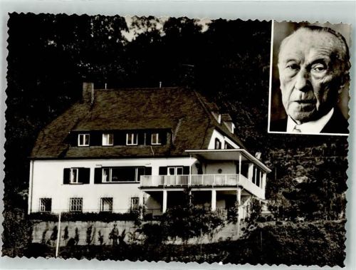 Rhöndorf Haus Adenauer Portrait Kanzler Adenauer