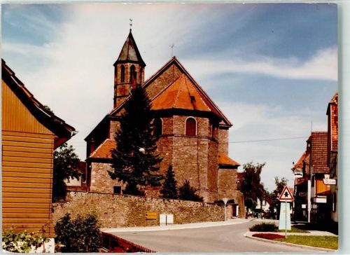 Malsch Foto Original aus Archiv eines Ansichtskartenverlag Kirche St. Cyriak