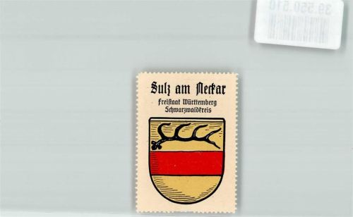 Sulz Freistaat Württemberg Schwarzwaldkreis Wappen