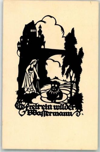 Schrenschnitt Es freit ein wilder Wassermann Hessischer-Heimat-Verlag