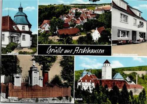 Aschhausen Denkmal Schloss Gem. Warenhaus