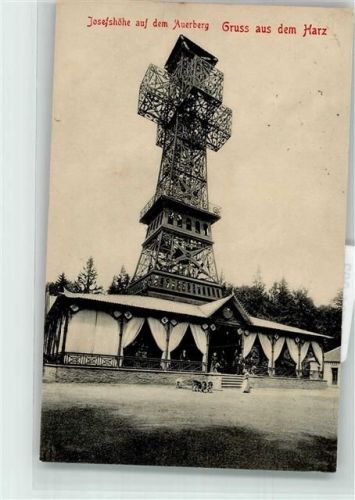 Stolberg 1910 Josephskreuz auf dem Auerberg mit Gasthaus Stengel & Co. 9578