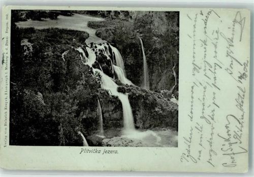 Plitvicer Seen 1902 Wasserfall