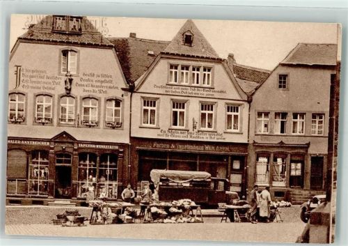 St. Wendel Marktszene Domplatz LKW Foto Saar-Bild Archiv