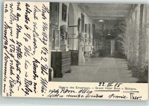 Bologna 1905 Grand Hotel Brun