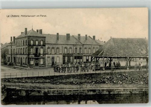 Le Chesne 1916 Feldpost WK I Nr. 54Militärkonzert