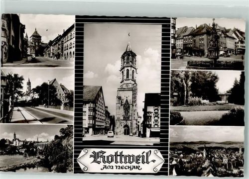 Rottweil Marktbrunnen Viadukt Schwarzes Tor Kapellenturm