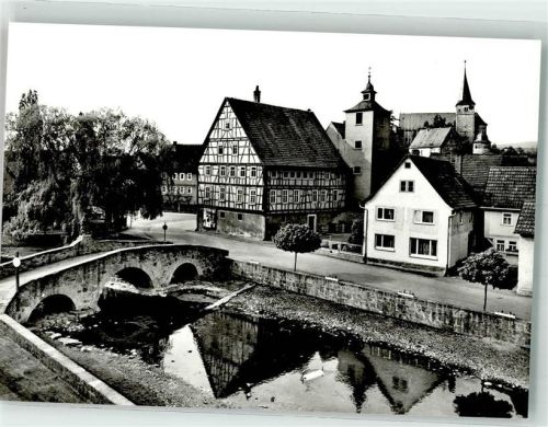 Nordheim mit Streubrücke und Marktplatz
