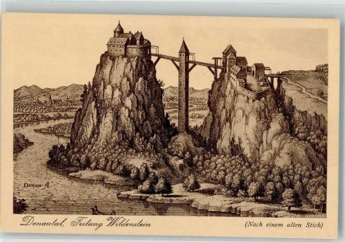 Leibertingen Burg Widlenstein nach Stich auf AK