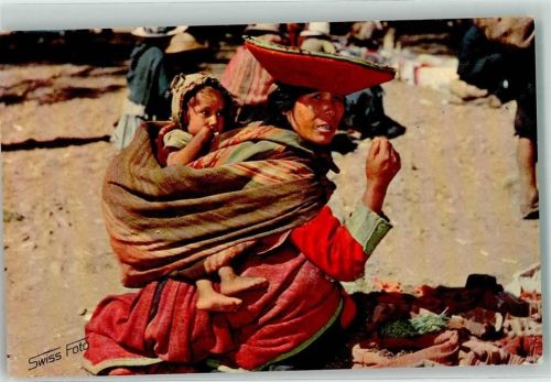 Lima 1963 Tracht Marktszene
