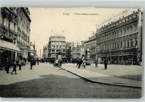 Liege Place Saint-Lambert Feldpost