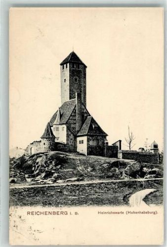 Liberec 1908 Aussichtsturm Heinrichswarte