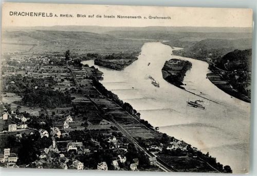 Königswinter Insel Nonnenwerth Grafenwerth Drachenfels