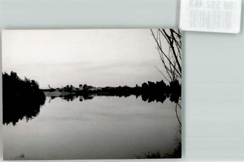 Auenheim Baggersee Foto Original aus Archiv eines Ansichtskartenverlags Ort handschriftlich