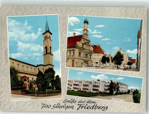 Friedberg Kath. Kirche Marienplatz Bierstrasse