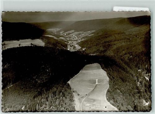 Schenkenzell Foto Original aus Archiv eines Ansichtskartenverlags Vogelschau Vortal Ort handschriftlich