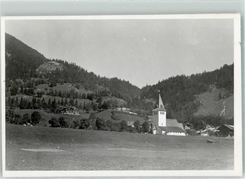 Bad Oberdorf Kirche St. Jodokus Ort handschriftlich Foto Original aus Archiv eines Ansichtskartenverlags