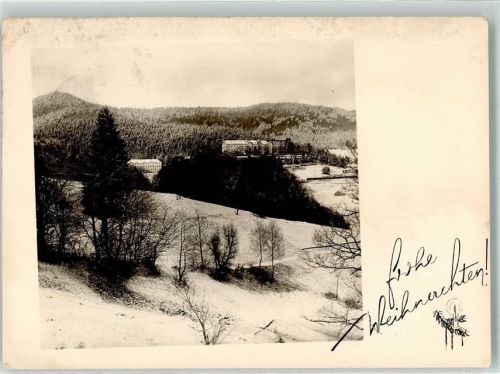 Friedrichsheim 1953 Ort lt. Stempel Frohe Weihnachten