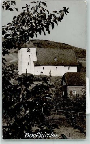 Puderbach Dorfkirche Foto Original aus Archiv eines Ansichtskartenverlags