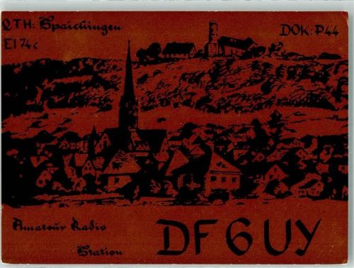 Spaichingen 1979 Amateur Radio Station DF6UY Kirche St. Peter und Paul Dreifaltigkeitsberg