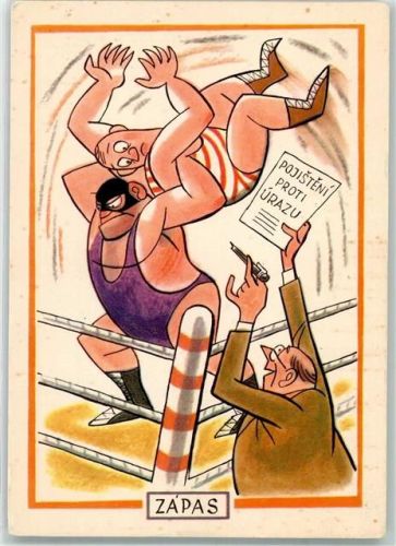 1966 Wrestling Humor