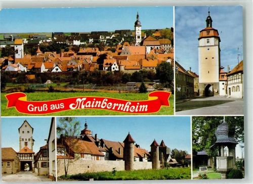 Mainbernheim Stadtmauer Oberes Tor Unteres Tor