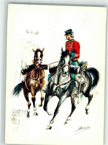Serie 1 Nr. 6 Uniform Anno 1885 Soldato del Regimento des Husares de Pavia Nr. 28