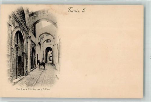 Tunis Gasse Rue a Arcades