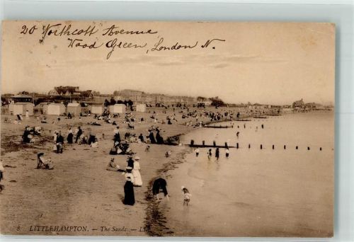 Littlehampton 1907 Schwimmbad Strand