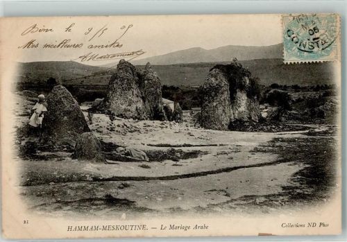 Guelma 1905 La Mariage Arabe Hammam Maskhoutine