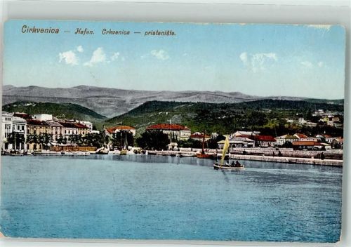 Crikvenica 1914 Hafen