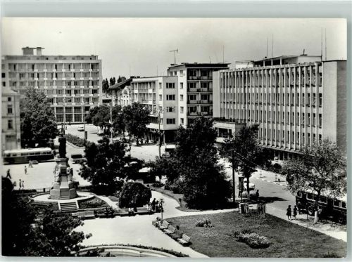 Chaskovo Denkmal Stadtzentrum Omnibus