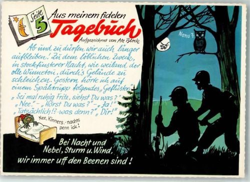 Soldaten Aus meinem fidelen Tagebuch Atz Block