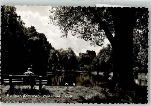 Illertissen Weiher mit Vöhlinschloss