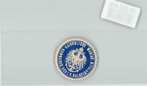 Kaiserliche Marine Kommando der I. S. Halbflottille